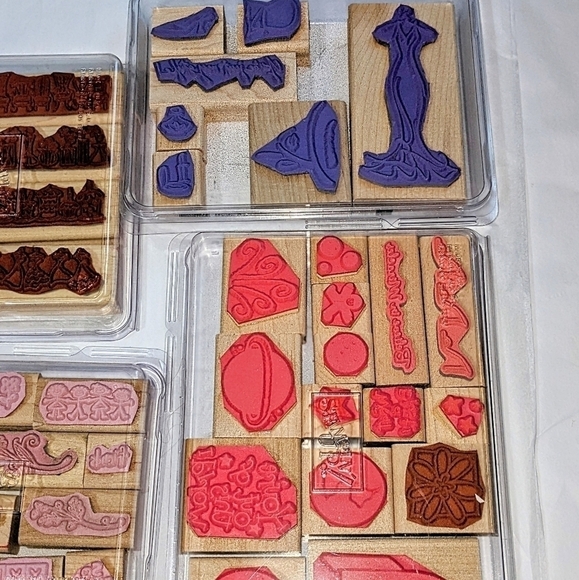 Stampin' Up Flirty & Fun Rubber Stamp Multipack Sets 40+ pieces - Picture 6 of 6